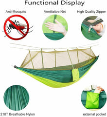 Outdoor Camping Hammock Mosquito Net Swing Sleeping Bed with Rain Fly Tent Tarp - JUST Hammocks