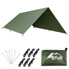 Camping Tarp Shelter Waterproof Hammock Rain Fly Tent Picnic Blanket 3x3m - JUST Hammocks