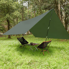 Camping Tarp Shelter Waterproof Hammock Rain Fly Tent Picnic Blanket 3x3m - JUST Hammocks