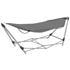 Hammock with Foldable Stand Grey - JUST Hammocks