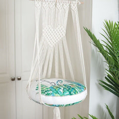 Cat Hammock Tapestry Swing Bed Macrame Cotton Rope Cat Hammock for Perch