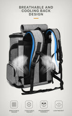 【Spacious】Cat or Dog Pet Carrier Backpack Travel Bag Front dogs Outdoor Bike - JUST Hammocks