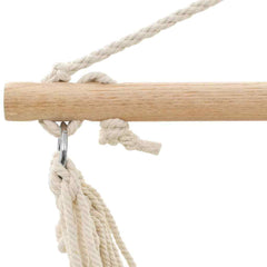 Swing Chair Brown Fabric Backyard Camping Hammock Hanging Seat Bed - JUST Hammocks