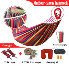 320KG Double Hanging Hammock Outdoor Garden Travel Beach Swinging Bed Camping - JUST Hammocks