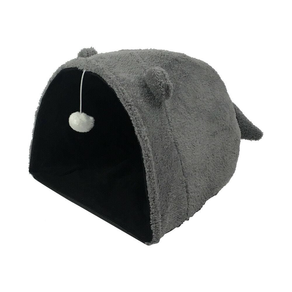 Crinkle Kitty Cat Warm Sleeping House Bed Portable Pet Tunnel Play Toys - JUST Hammocks