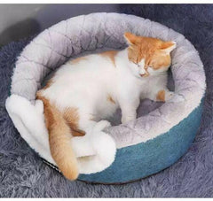 Pet Cat Basket Bed Cat House Warm Cave Kennel - JUST Hammocks