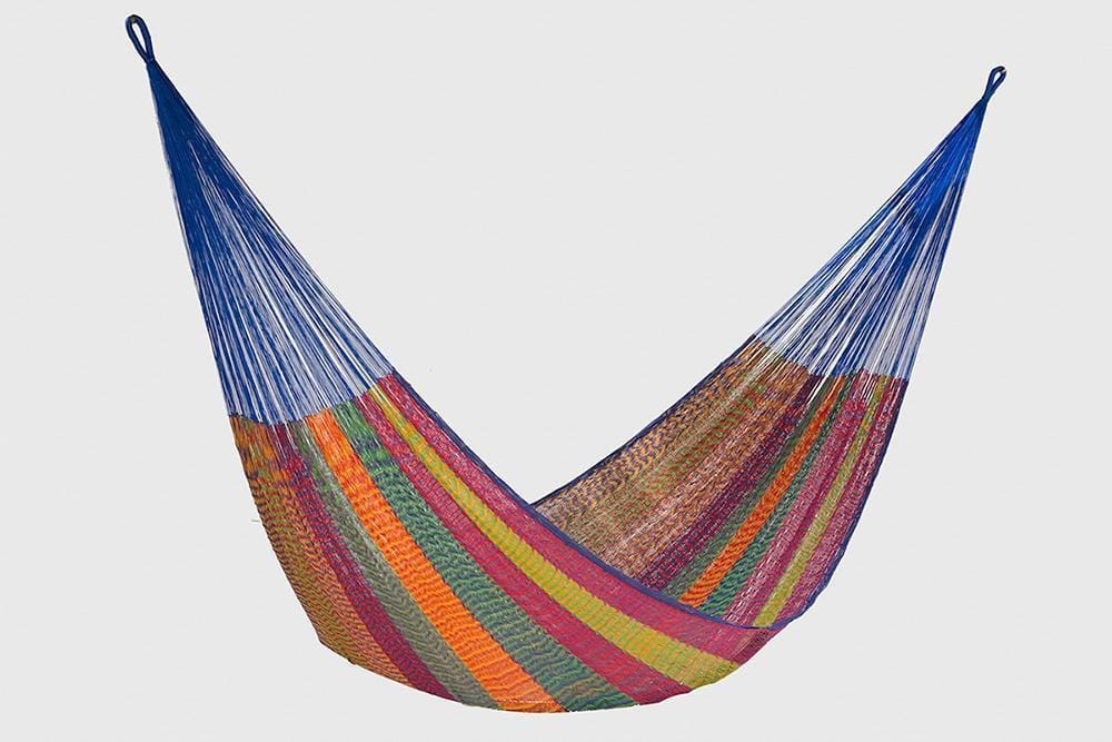 Single Size Cotton Mexican Hammock in Mexicana Colour - JUST Hammocks