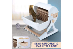 Cat Litter Box Pet Semi Automatic Cat Toilet - JUST Hammocks