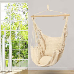 Deluxe Hanging Hammock Chair With Cushions - JUST Hammocks
