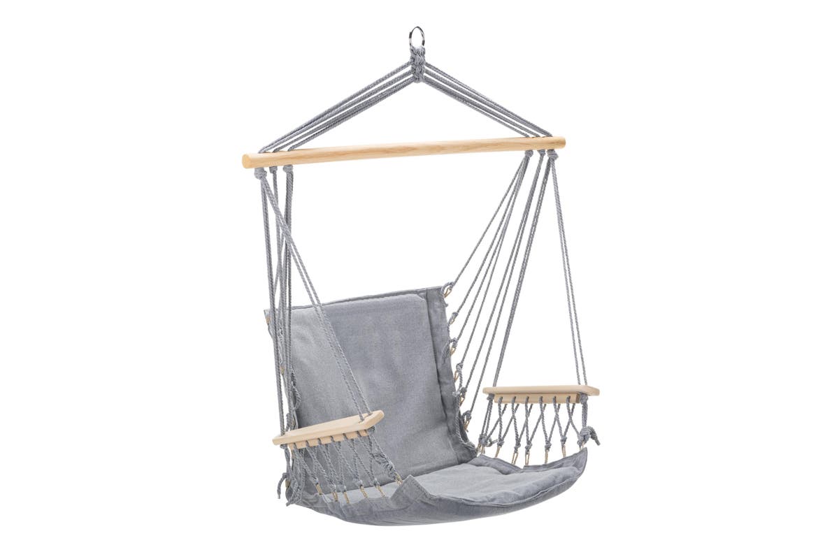 Grey Hammock Chair (Light Grey)
