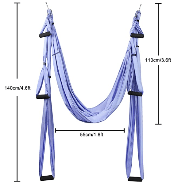 Anti-gravity Aerial Yoga Hammock - FULL Set Yoga Belt Flying Yoga - JUST Hammocks