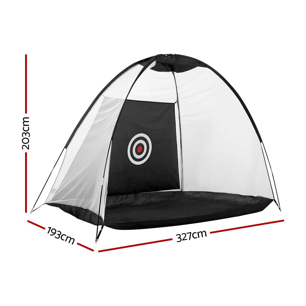 Everfit 3M Golf Practice Net Tent Portable Training Aid Driving Target Mat Soccer