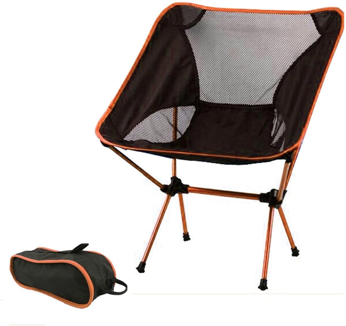 Ultralight Aluminum Alloy Folding Camping Camp Chair Outdoor Hiking Patio Backpacking Full Blue