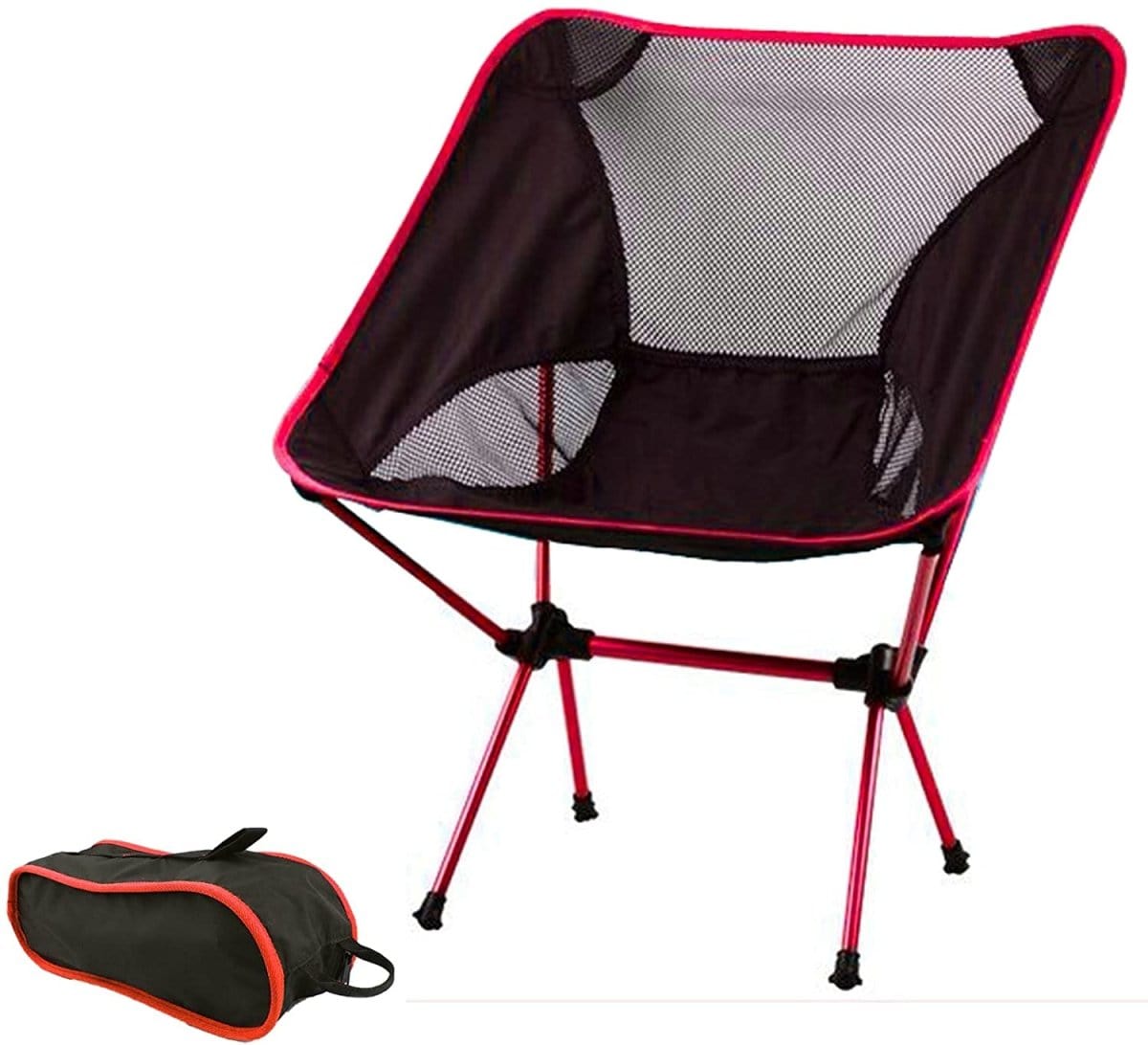 Ultralight Aluminum Alloy Folding Camping Camp Chair Outdoor Hiking Patio Backpacking Full Blue