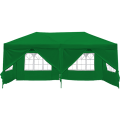 3x6m Gazebo Outdoor Marquee Tent Canopy Green