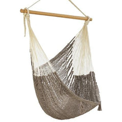 Extra Large Mexican Hammock Chair in Outdoor Cotton Colour Dream Sands - JUST Hammocks