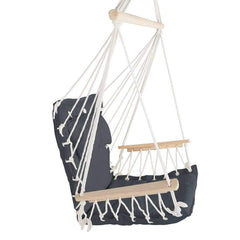Gardeon Hammock Hanging Swing Chair - Grey - JUST Hammocks