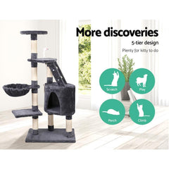 i.Pet Cat Tree 120cm - JUST Hammocks