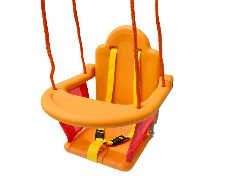 Sturdy Indoor Outdoor Kid Toddler Baby Play High Back Swing Seat w/ Protection - JUST Hammocks