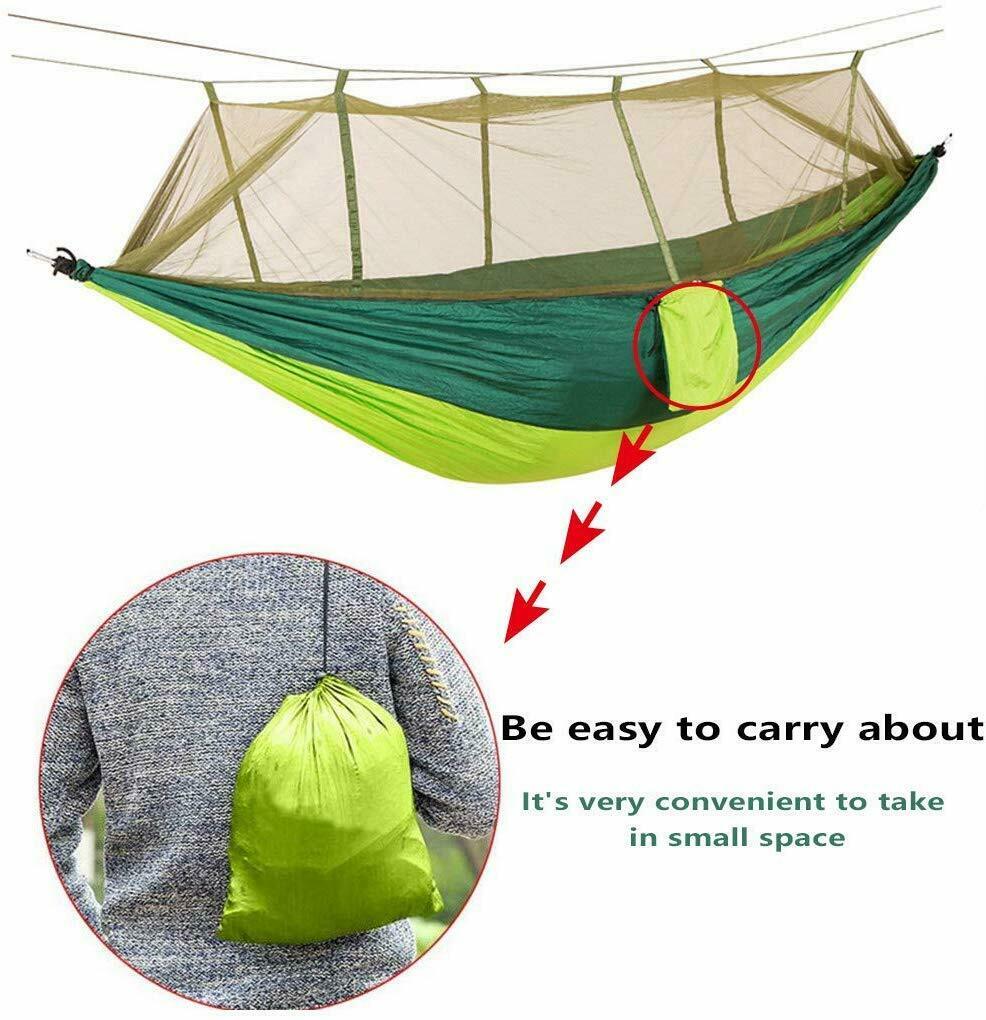 Outdoor Camping Hammock Mosquito Net Swing Sleeping Bed with Rain Fly Tent Tarp - JUST Hammocks