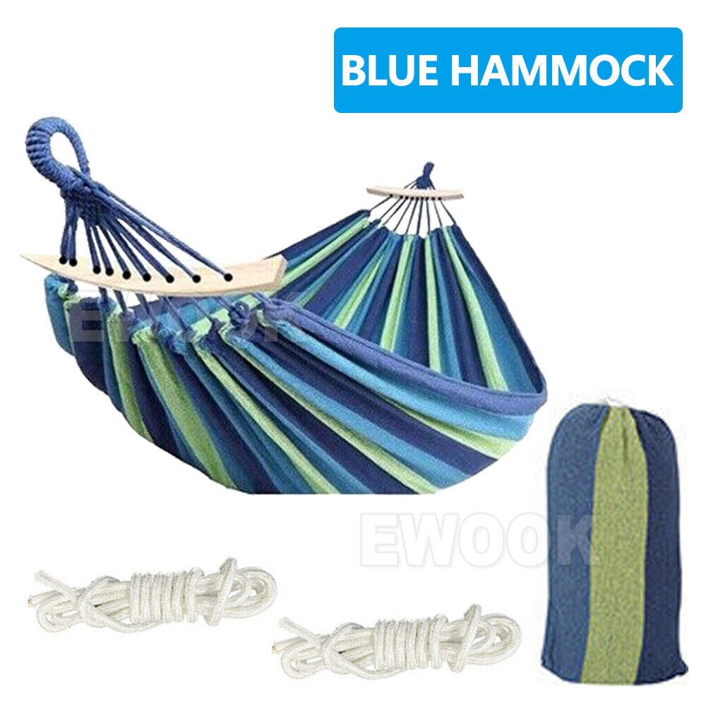320KG Double Hanging Hammock Outdoor Garden Travel Beach Swinging Bed Camping