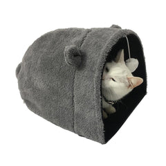 Crinkle Kitty Cat Warm Sleeping House Bed Portable Pet Tunnel Play Toys - JUST Hammocks