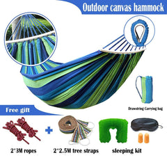 320KG Double Hanging Hammock Outdoor Garden Travel Beach Swinging Bed Camping - JUST Hammocks