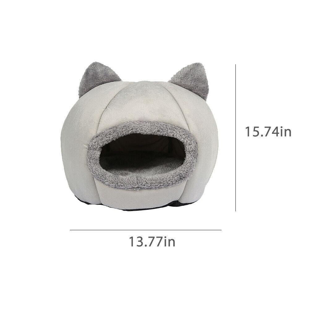 Large Pet Bed Cave Wool Cozy Cat Igloo - JUST Hammocks